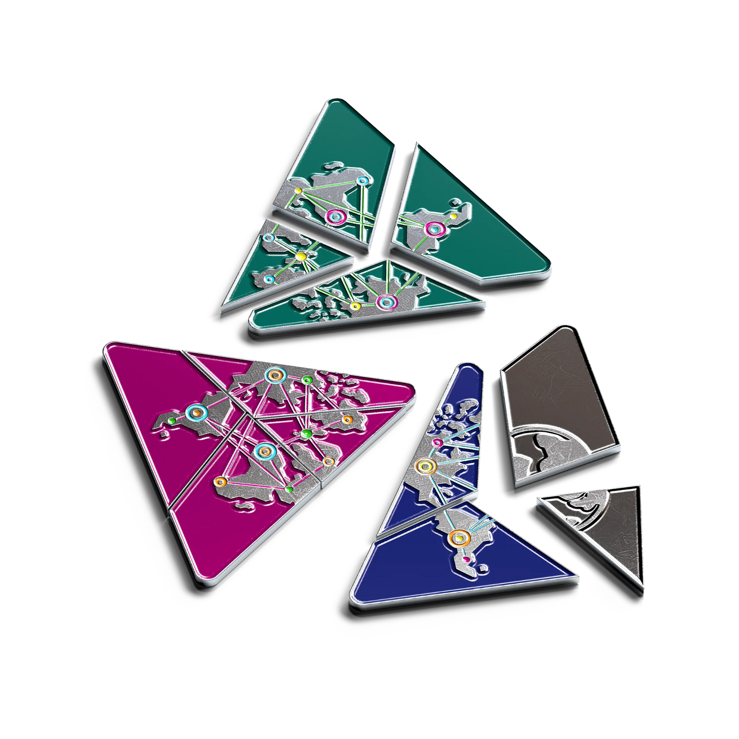 Triangulation - Deluxe Metal Tokens