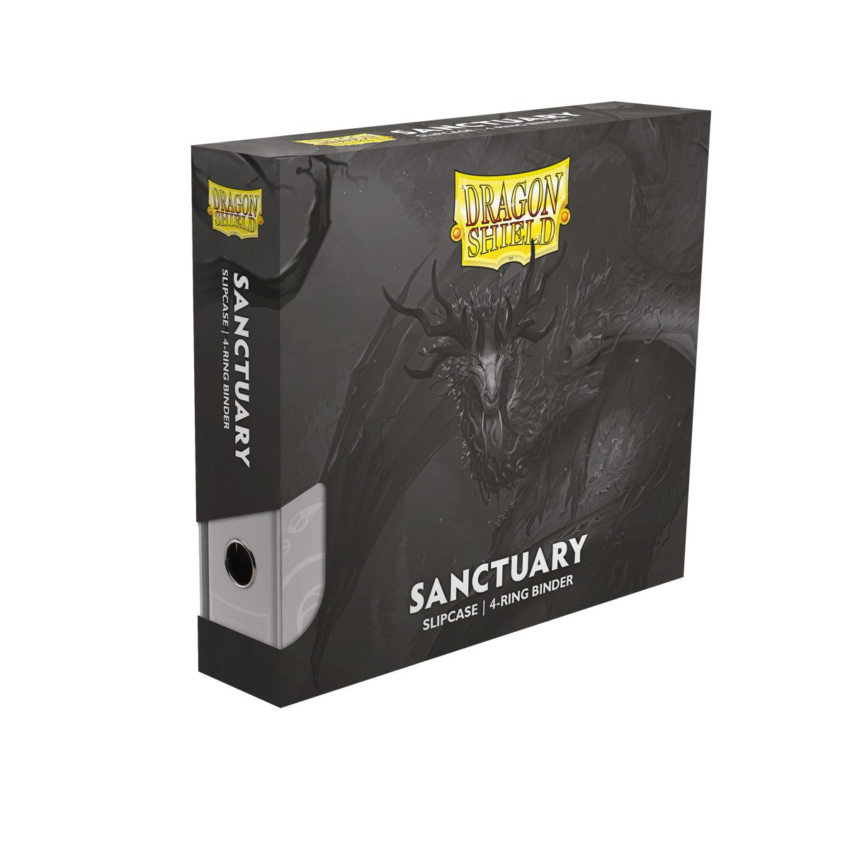 Dragon Shield Binder: Sanctuary Slipcase 4 Ring - White