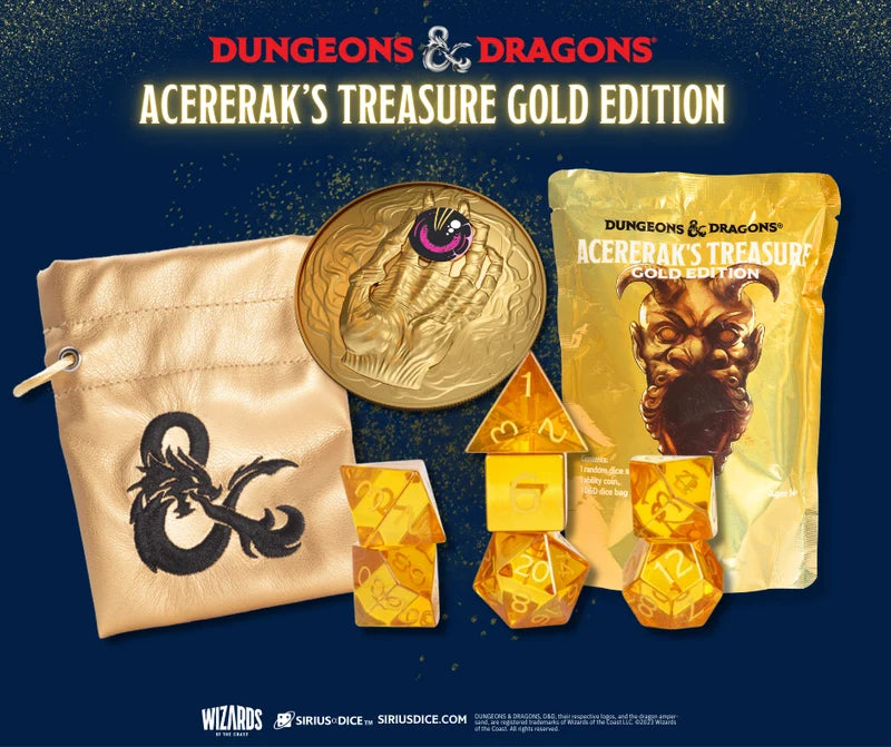Dungeons and Dragons - Acererak's Treasure Packs - Gold Edition