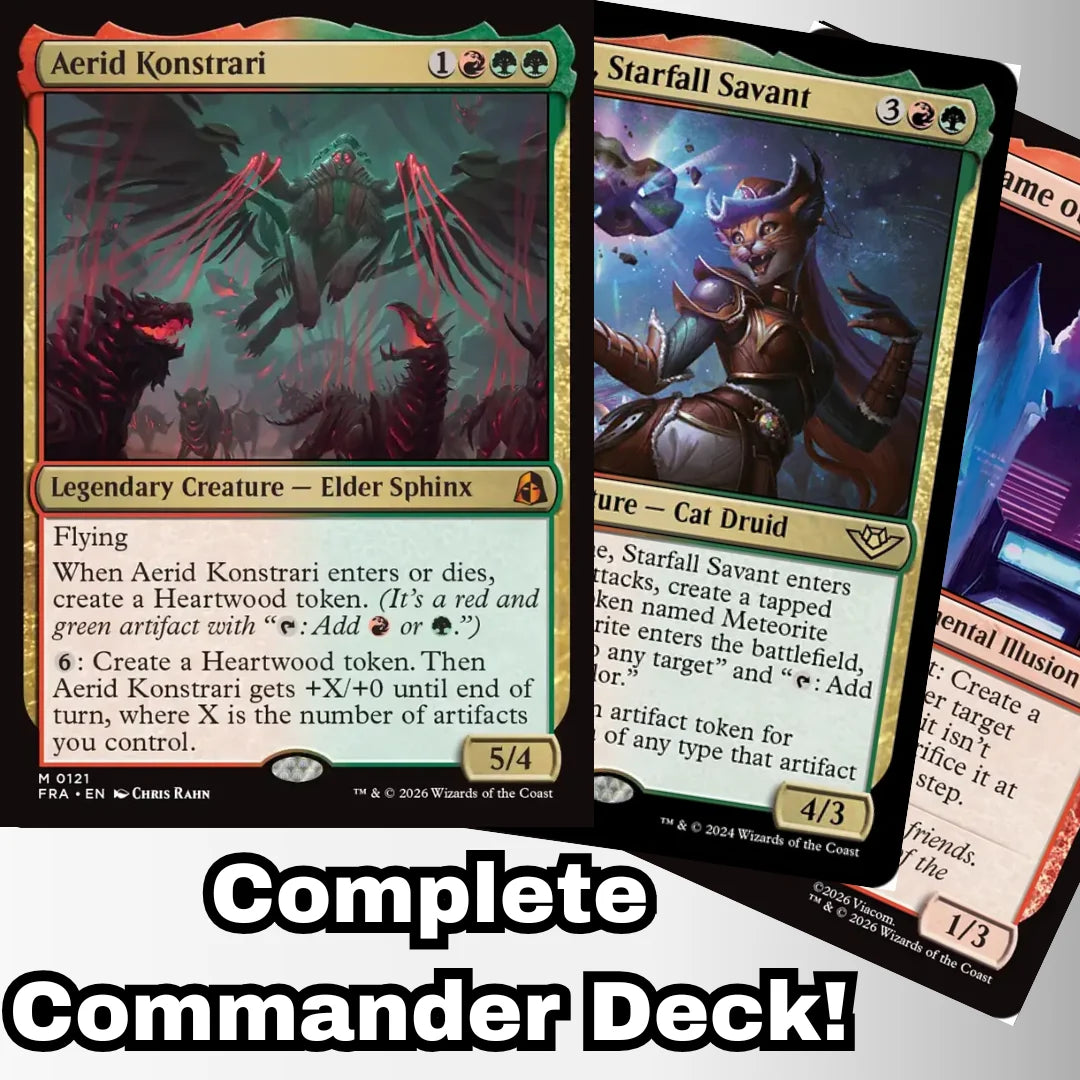 Magic the Gathering - Aerid Konstrari - Custom Built Commander Deck