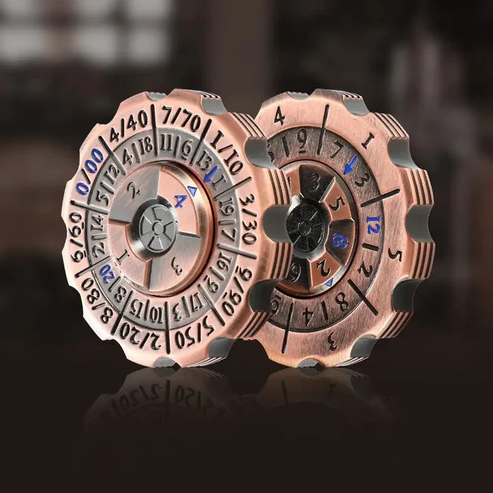 Bronze 2-in-1 D&D Dice & Fidget Spinner