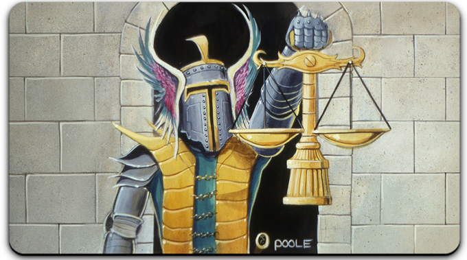 Mark Poole Playmat Collection - Balance (Alpha) / Balance (Secret Lair) - Double Sided Signed Playmat