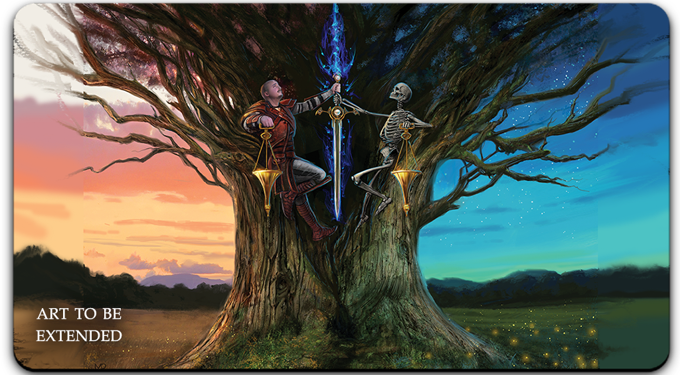 Mark Poole Playmat Collection - Balance (Alpha) / Balance (Secret Lair) - Double Sided Signed Playmat