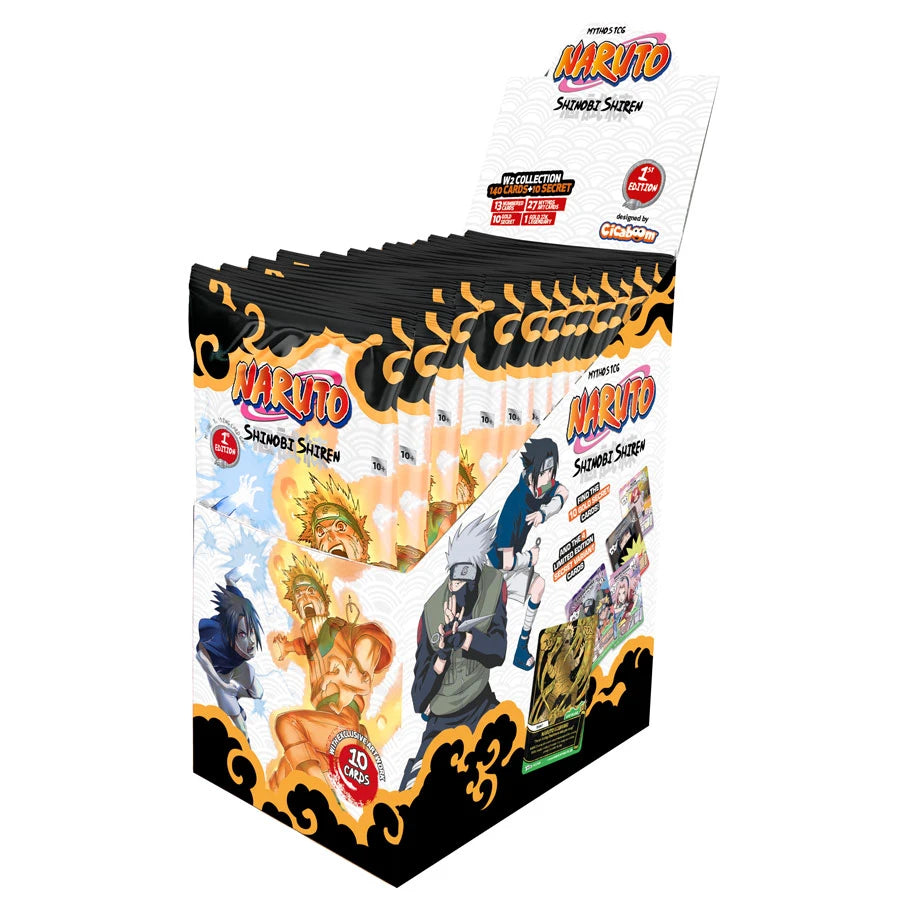Naruto Mythos TCG – Set 2 Shinobi Shiren: 1st Edition Booster Box