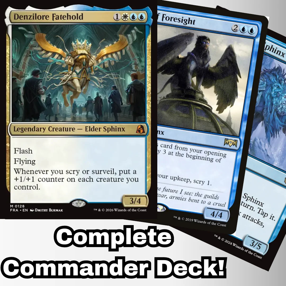 Magic the Gathering - Denzilore Fatehold - Custom Built Commander Deck