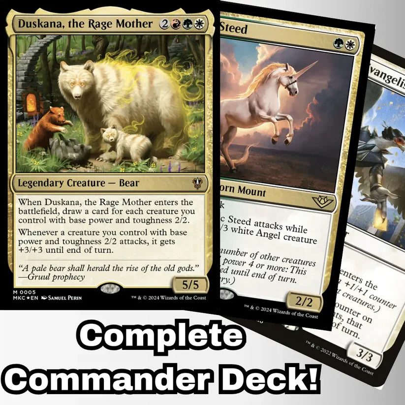 Magic the Gathering - Duskana, the Rage Mother - Custom Built Commander Deck