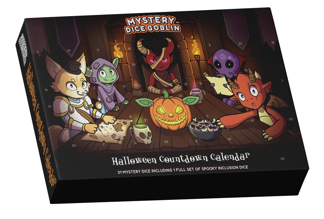 Mystery Dice Goblin - 2026 Halloween Countdown Calendar