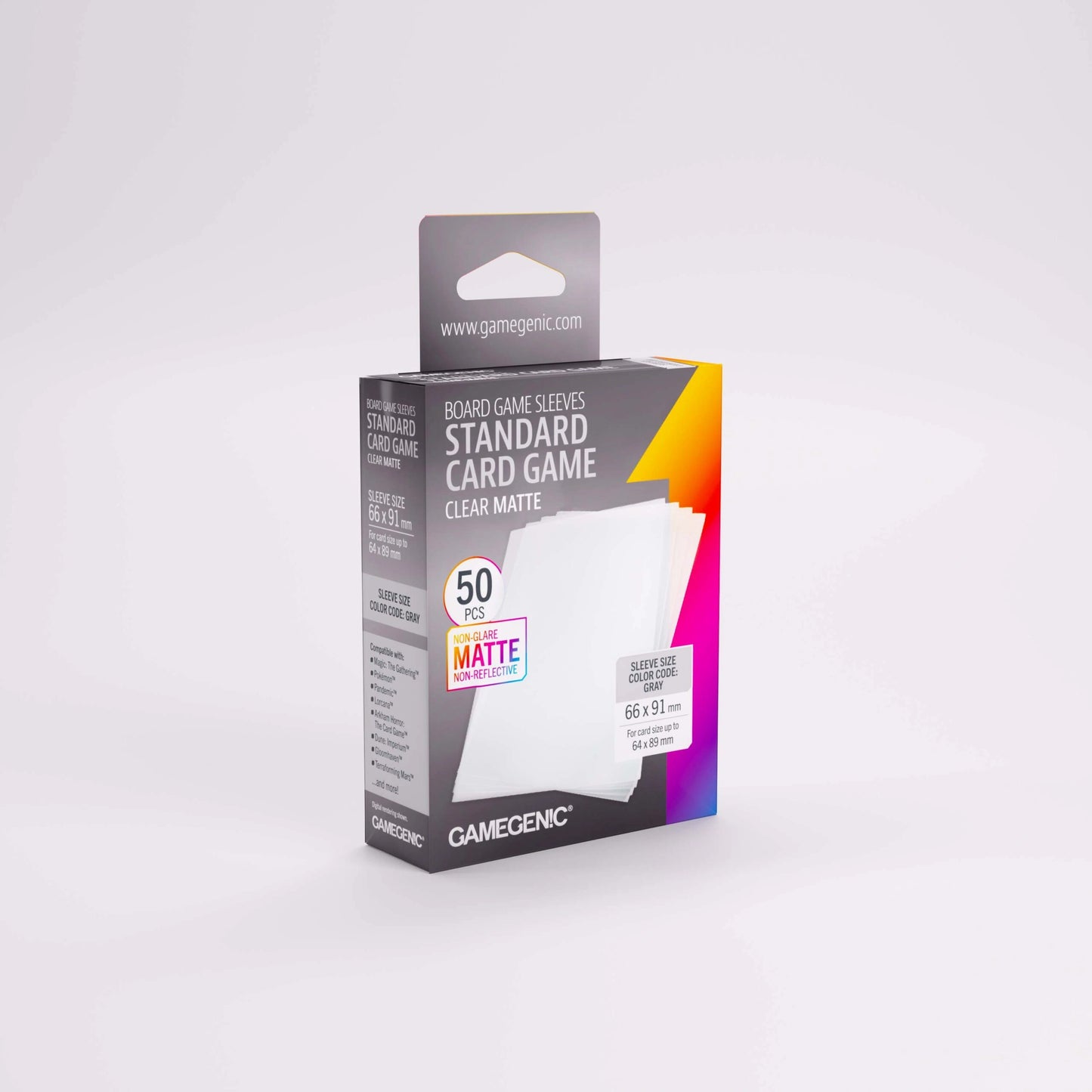 Board Game Sleeves Standard Card Game Clear Matte