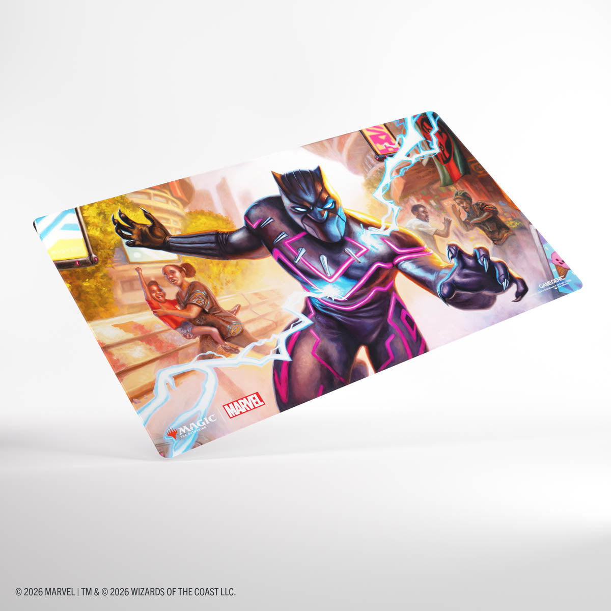 Shiny Playmat - Magic the Gathering - Marvel Super Heroes - Striking Black Panther