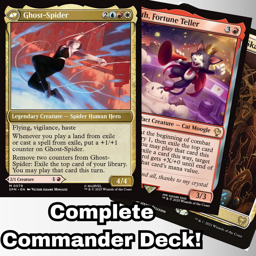 Magic the Gathering - Ghost-Spider // Gwen Stacy - Custom Built Commander Deck