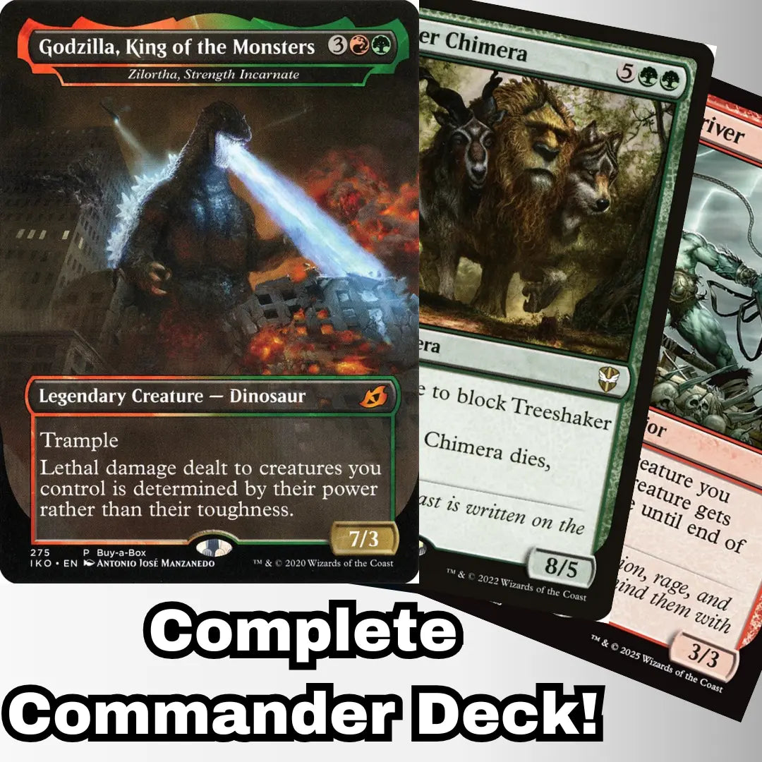 Magic the Gathering - Godzilla, King of the Monsters - Custom Built Commander Deck
