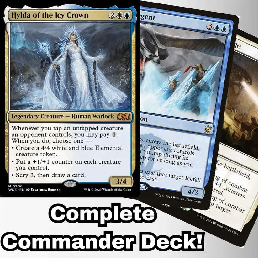 Magic the Gathering - Hylda of the Icy Crown - Custom Built Commander Deck