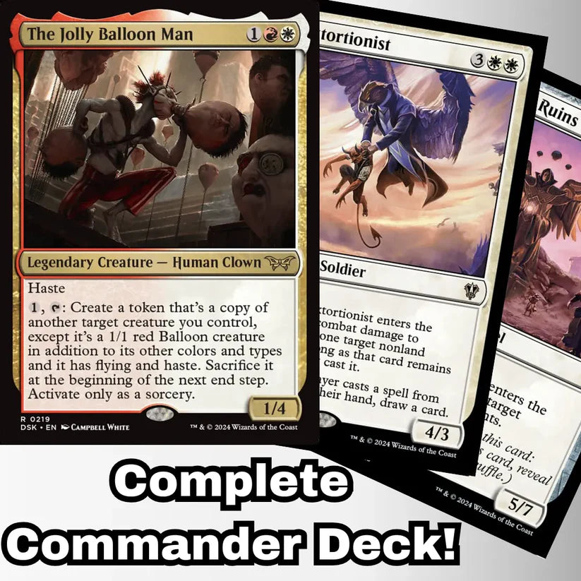 Magic the Gathering - Jolly Balloon Man - Custom Built Commander Deck