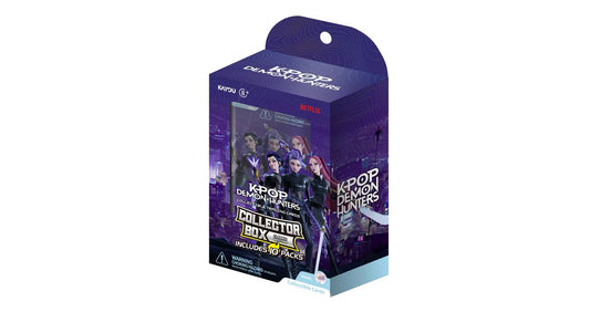KPop Demon Hunters Collectible Cards - Classic Edition - Collector Booster Box (10 Packs)