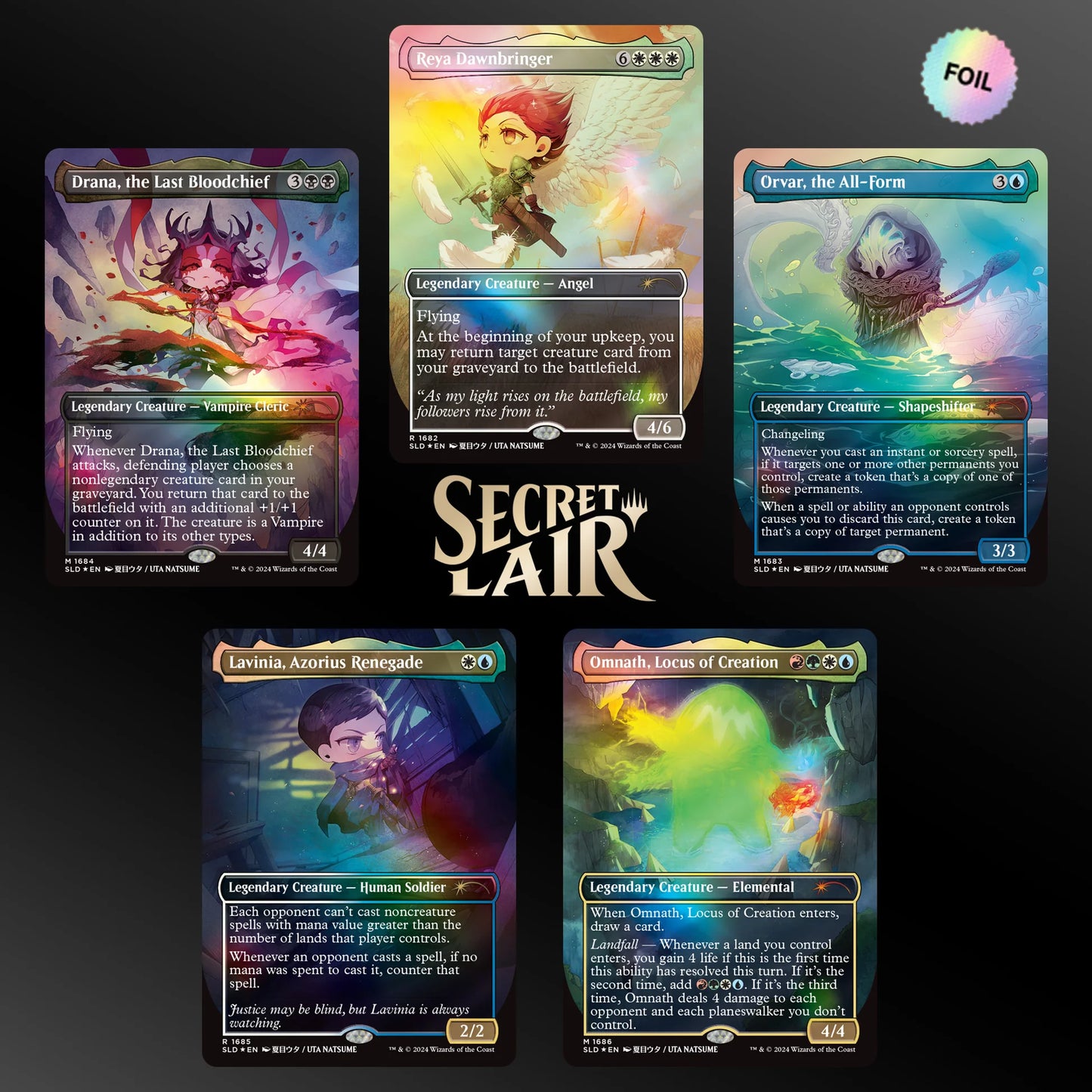 Magic the Gathering - Secret Lair - Li'l Legends - Rainbow Foil