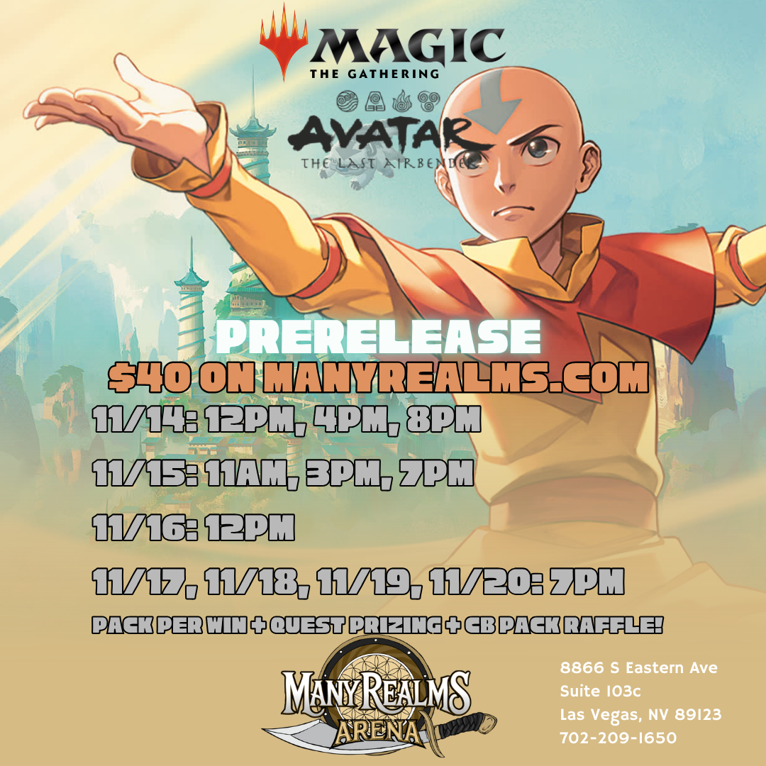 Magic the Gathering - Avatar Prerelease (Arena on Eastern)