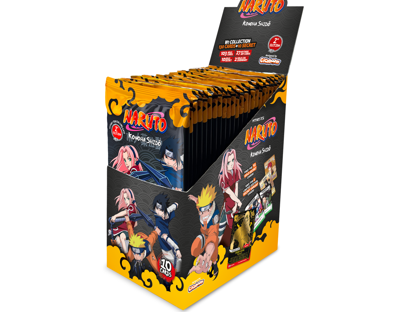 Naruto Mythos TCG – Set 1 Konoha Shidō: 2nd Edition Booster Box