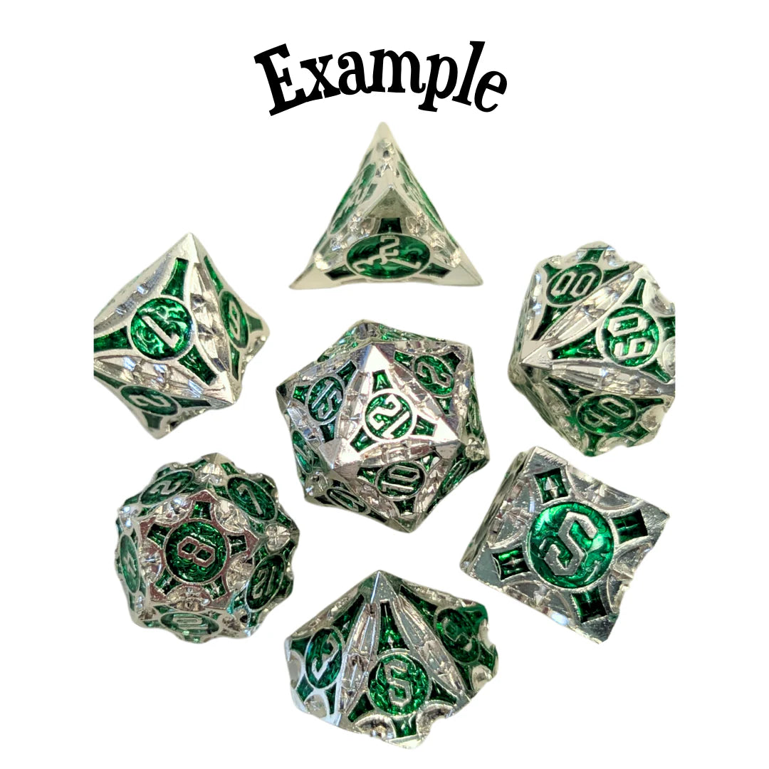 Mystery Dice Goblin - Metal Mystery Dice Set