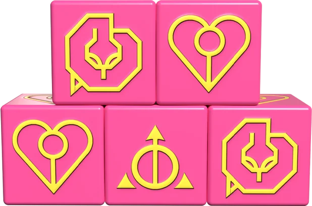 Ashes - Charm Dice 5-Pack