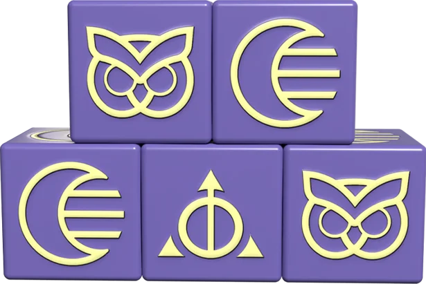 Ashes - Astral Dice 5-Pack