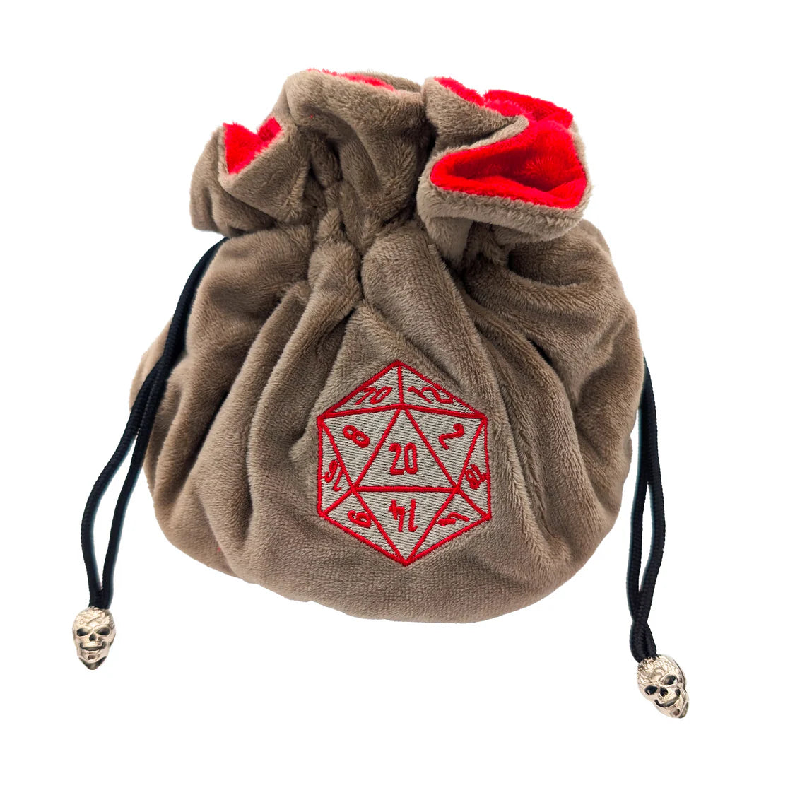 Mystery Dice Goblin - Large Dice Sack - Grey