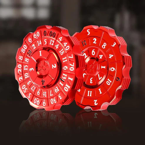 Red 2-in-1 D&D Dice & Fidget Spinner