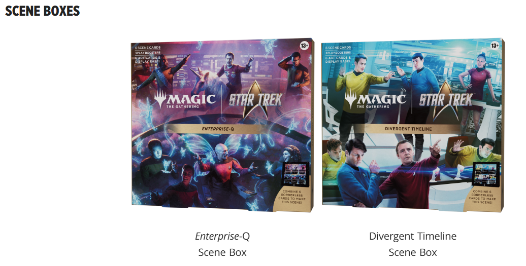 Magic the Gathering - Star Trek - Scene Boxes (Set of 2)