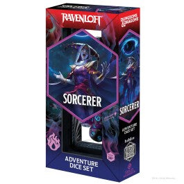 D&D Adventure Dice Set - Sorcerer - Purple