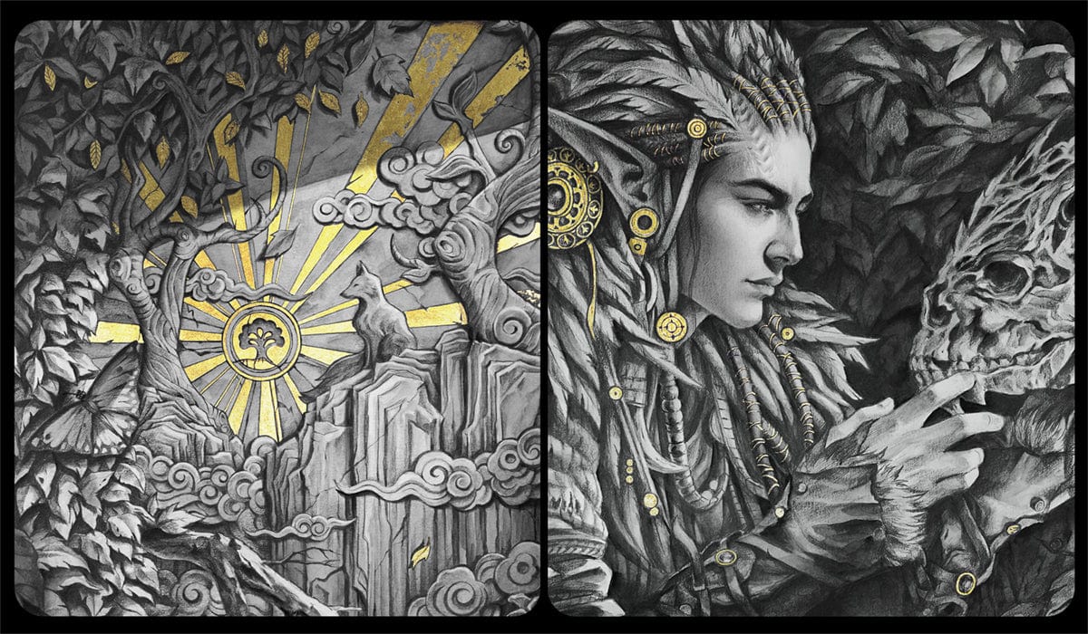 Secret Lair Sketches - Magali Villeneuve - Double Sided Serialized Playmat