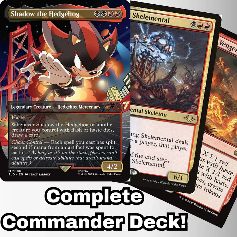 Magic the Gathering - Shadow the Hedgehog - Custom Built Commander Deck