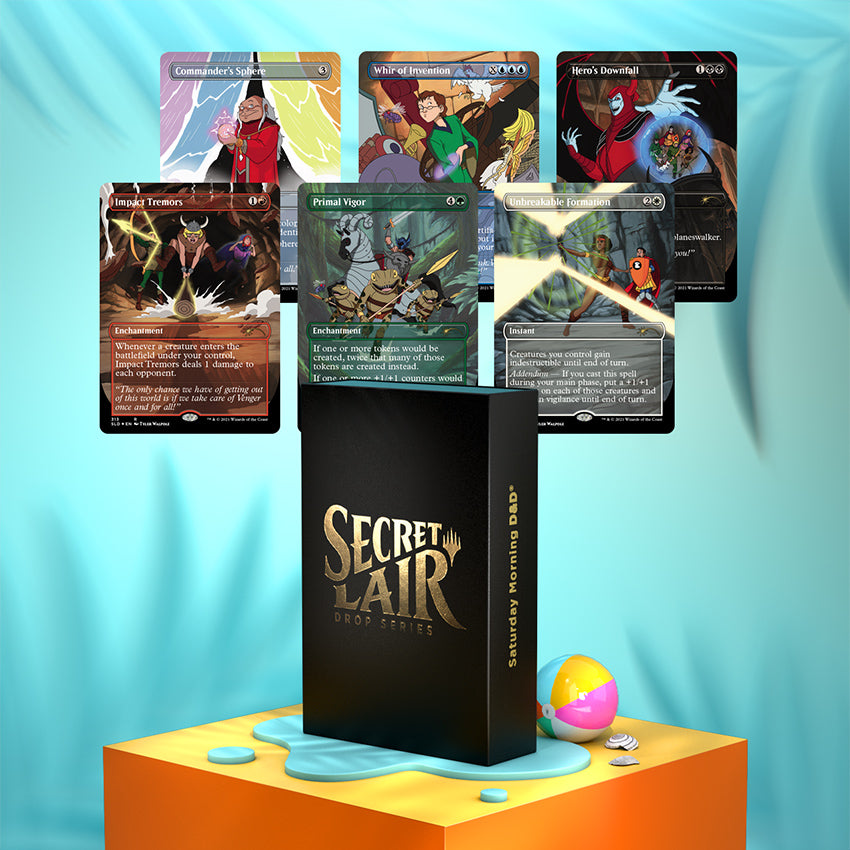 Magic the Gathering - Secret Lair -  Saturday Morning D&D - Non-Foil