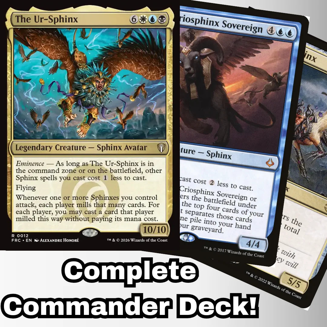 Magic the Gathering - The Ur-Sphinx - Custom Built Commander Deck
