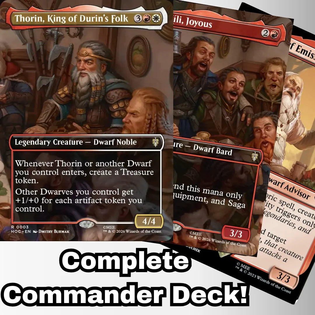 Magic the Gathering - Thorin, King of Durin's Folk - Custom Built Commander Deck