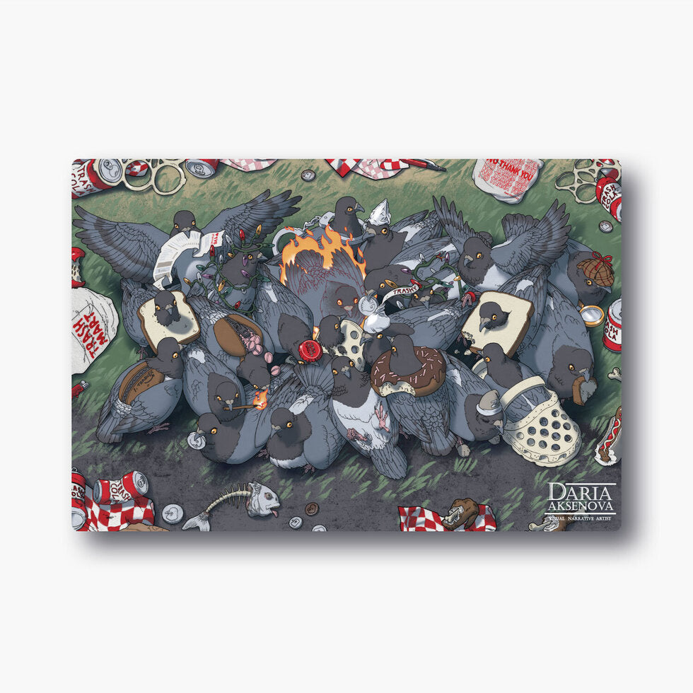 Playmat - World of Trash Zoneless - Pigeons - Avian Assault