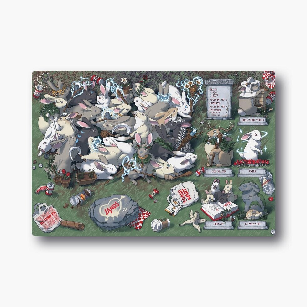 Playmat - World of Trash - Rabbits - Bunny Bonanza
