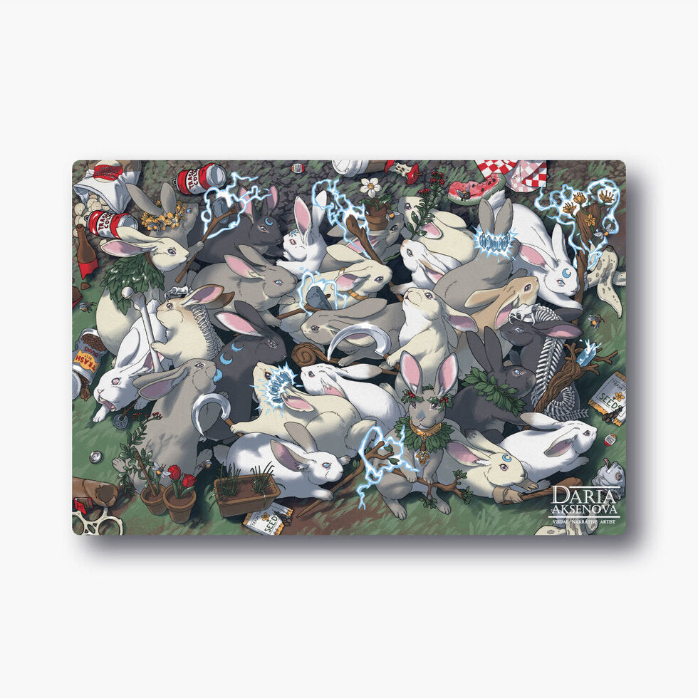 Playmat - World of Trash Zoneless - Bunny - Bunny Bonanza