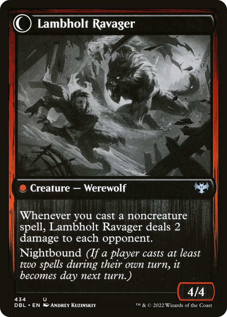 Lambholt Raconteur (DBL-434) - Innistrad: Double Feature: (Double Faced Transform)