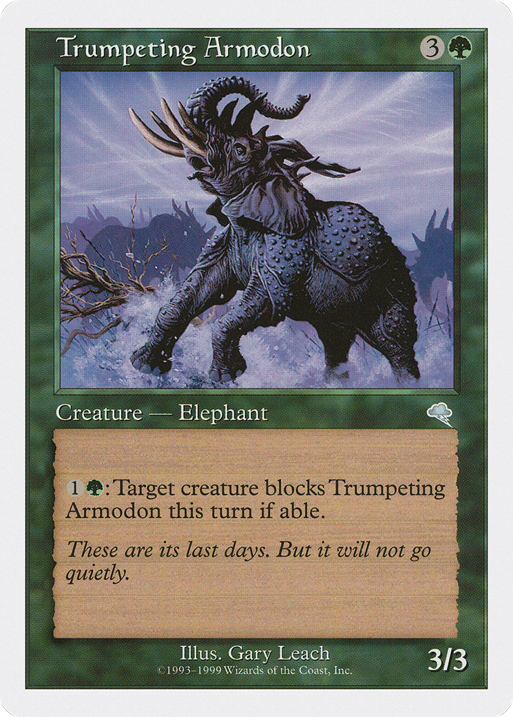 Trumpeting Armodon (BRB-90) - Battle Royale Box Set