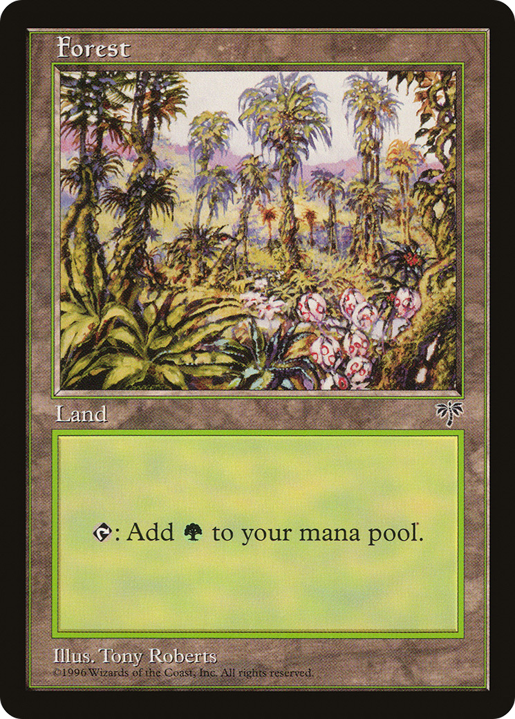 Forest (Pink Flowers Right) (MIR-347) - Mirage