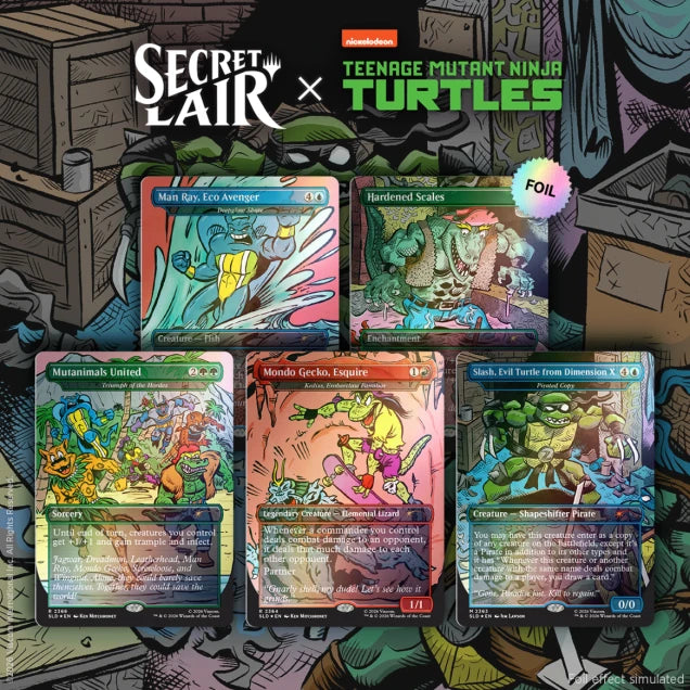 Magic the Gathering - Secret Lair x Teenage Mutant Ninja Turtles - The Mighty Mutanimals - Traditional Foil