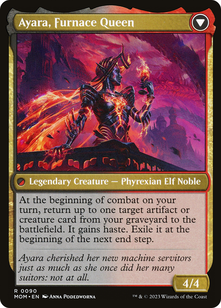 Ayara, Widow of the Realm (MOM-090) - March of the Machine