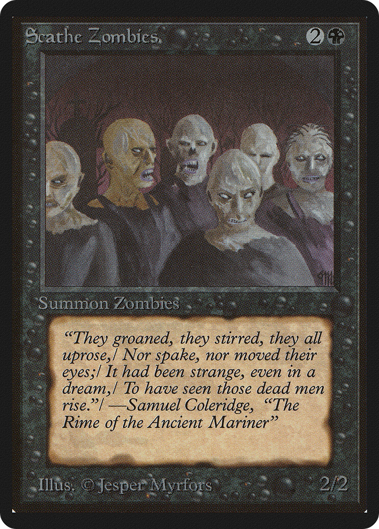 Scathe Zombies (LEB-126) - Limited Edition Beta
