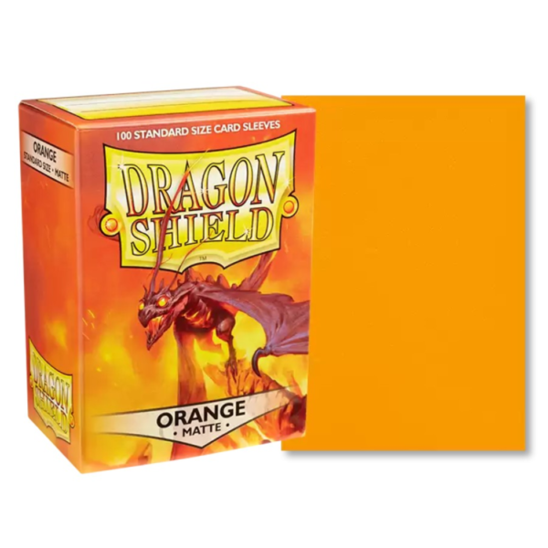 Standard - Orange - Matte Sleeves (100ct)