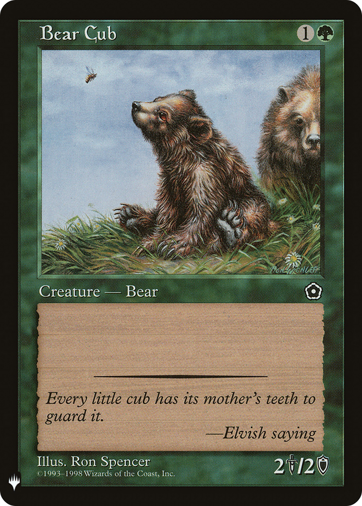 Bear Cub (LIST-2) - The List