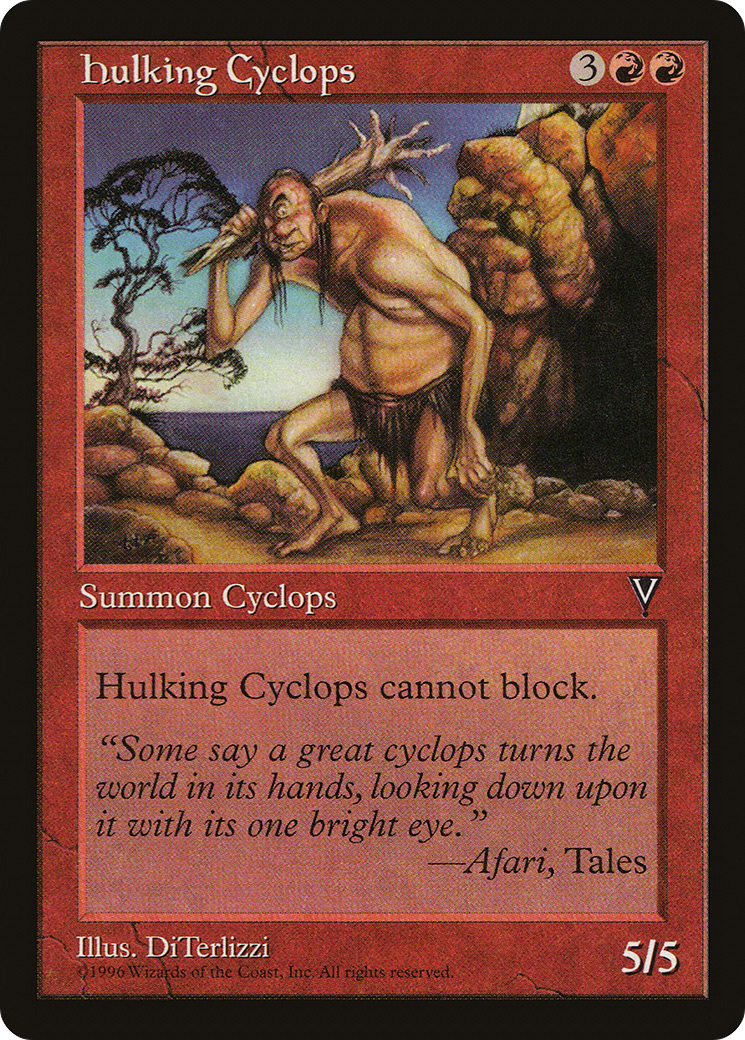 Hulking Cyclops (VIS-84) - Visions