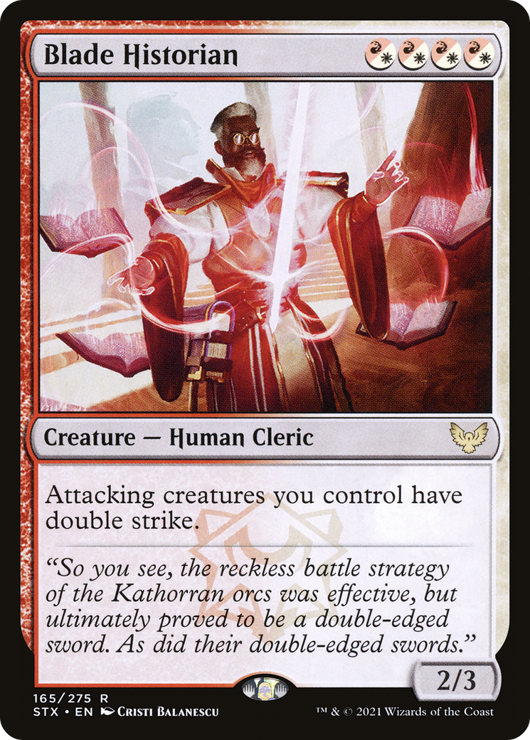 Blade Historian (STX-165) - Strixhaven: School of Mages Foil