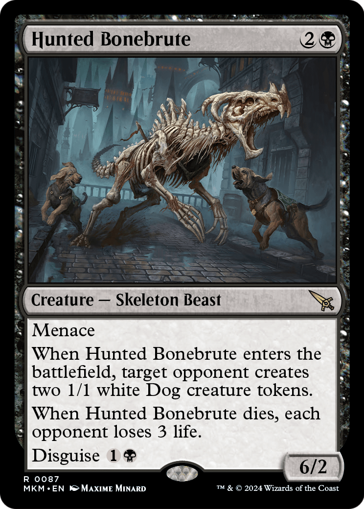 Hunted Bonebrute (MKM-087) - Murders at Karlov Manor Foil