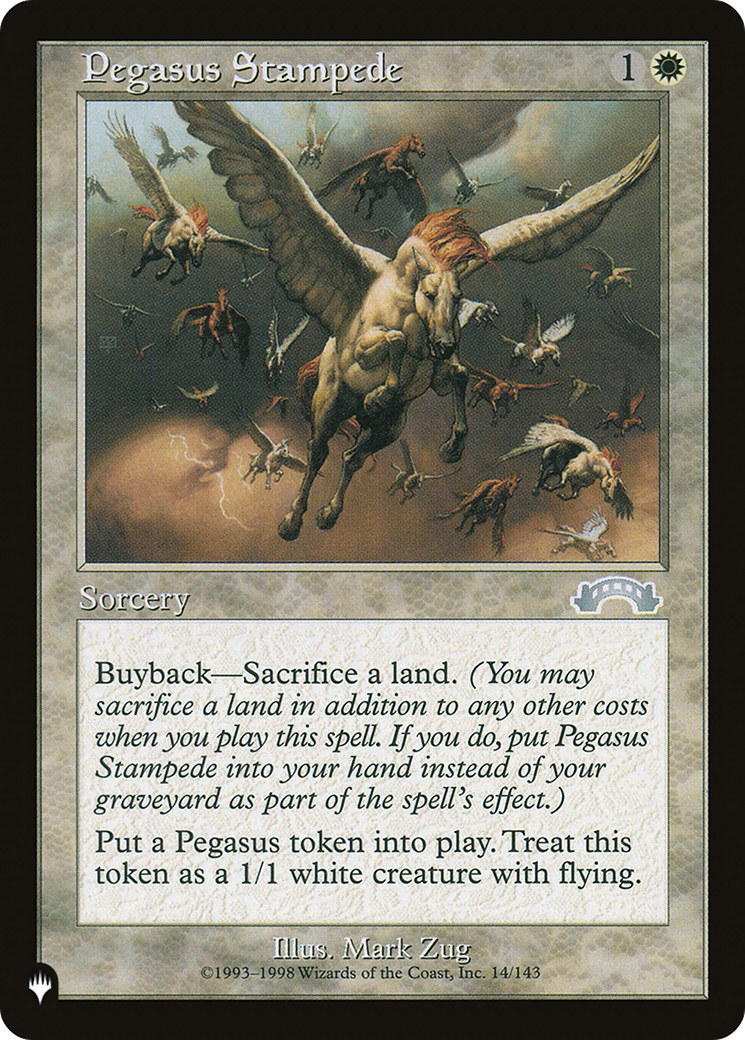 Pegasus Stampede (LIST-14/143) - The List