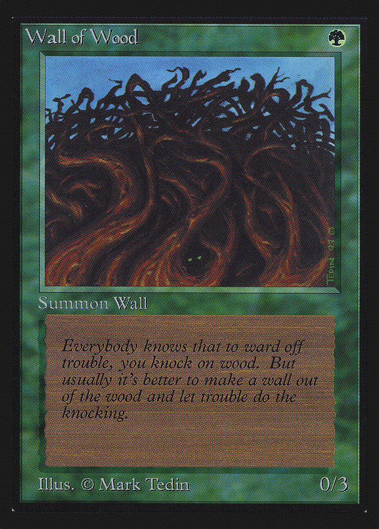 Wall of Wood (CE) (CED-226) - Collectors' Edition