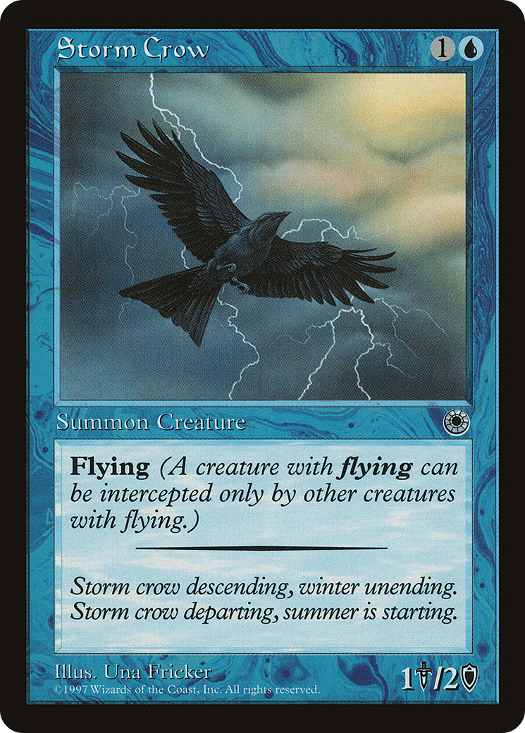 Storm Crow (Reminder Text) (POR-69) - Portal